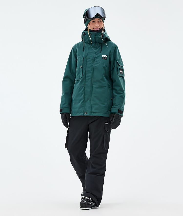 Dope Adept W Skijakke Dame Bottle Green, Bilde 2 av 9