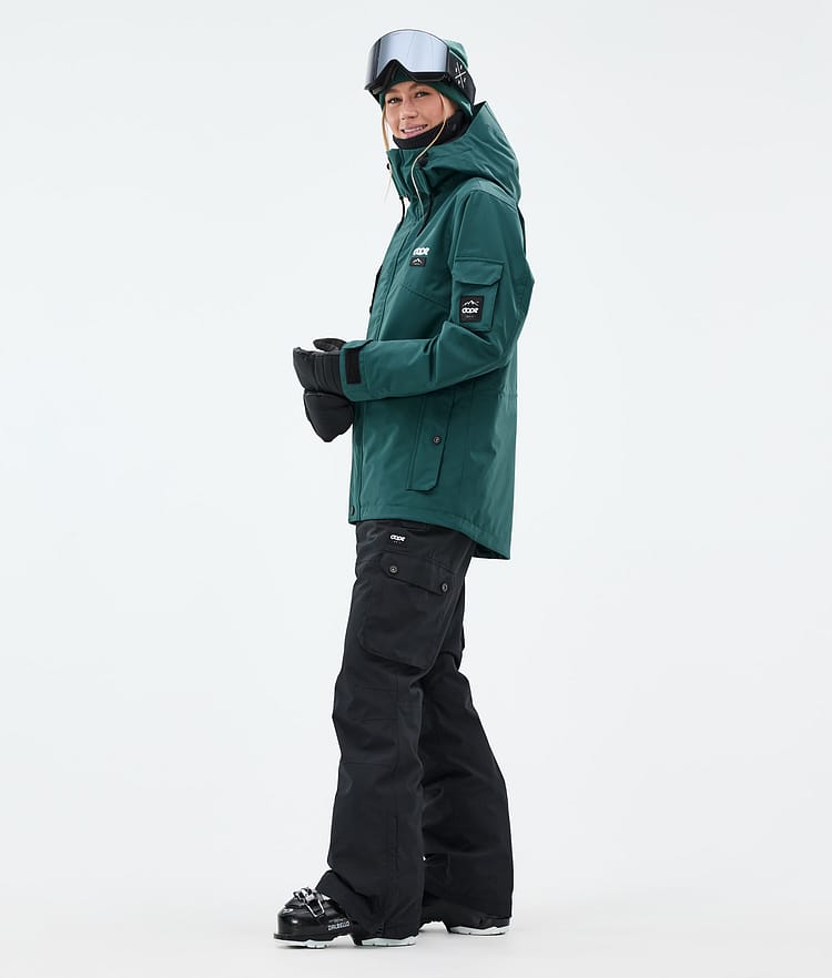 Dope Adept W Skijakke Dame Bottle Green, Bilde 3 av 9
