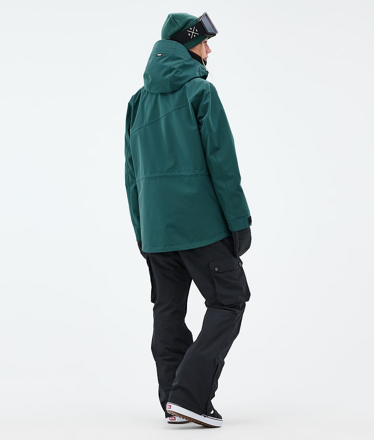 Dope Adept W Snowboardjakke Dame Bottle Green, Bilde 4 av 9