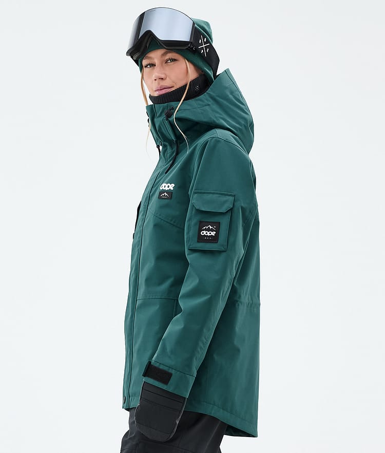 Dope Adept W Skijakke Dame Bottle Green, Bilde 5 av 9