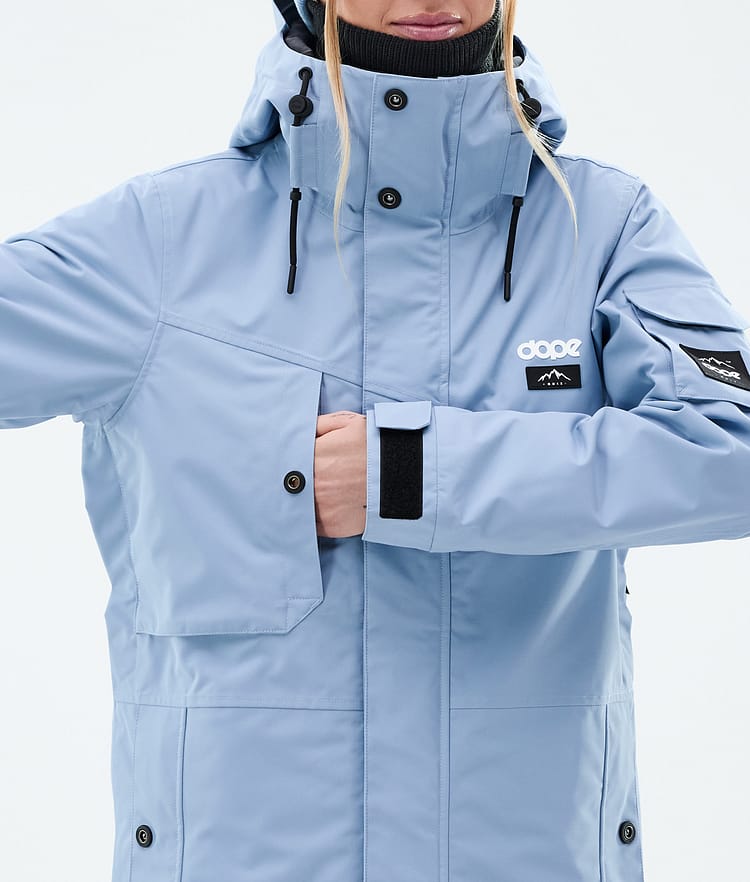 Dope Adept W Snowboardjakke Dame Light Blue, Bilde 9 av 10