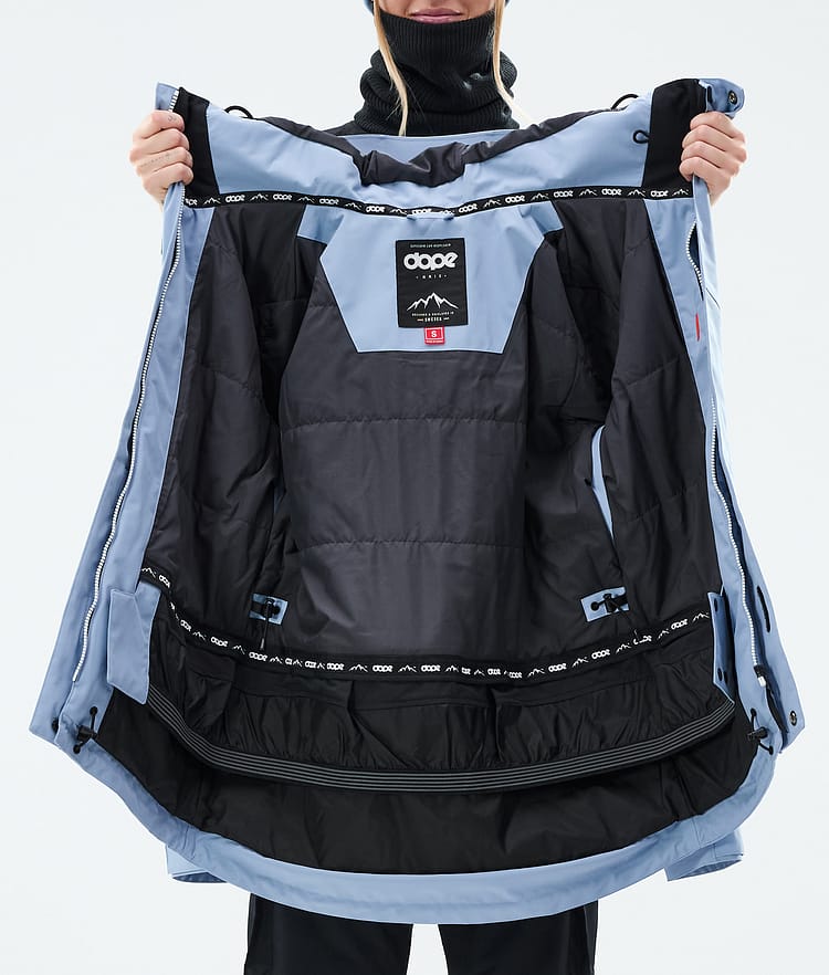 Dope Adept W Snowboardjakke Dame Light Blue, Bilde 10 av 10