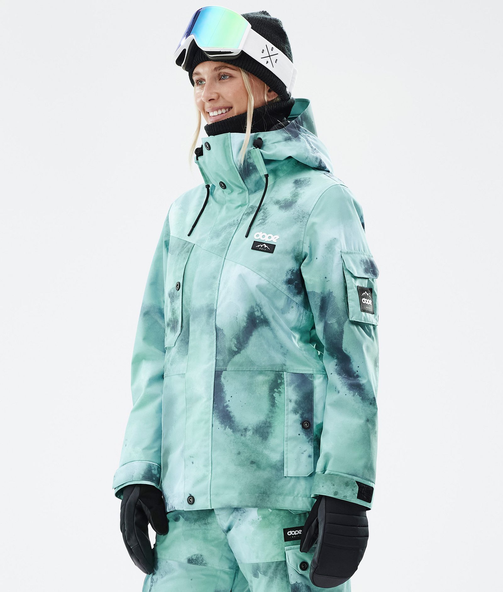 Dope Adept W Snowboardjakke Dame Liquid Green Renewed, Bilde 1 av 9