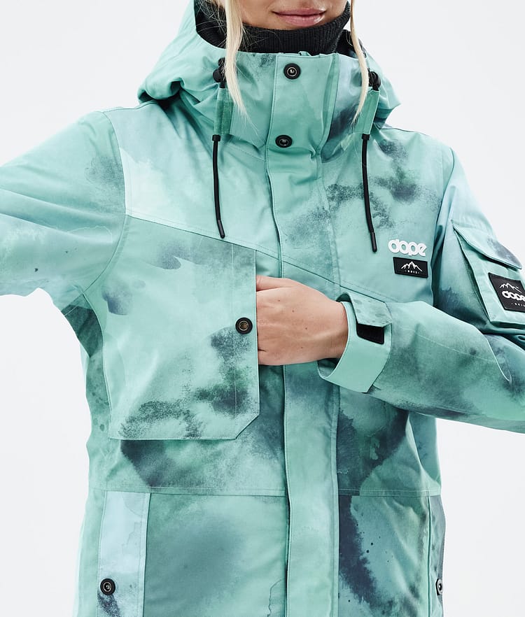 Dope Adept W Snowboardjakke Dame Liquid Green, Bilde 8 av 9
