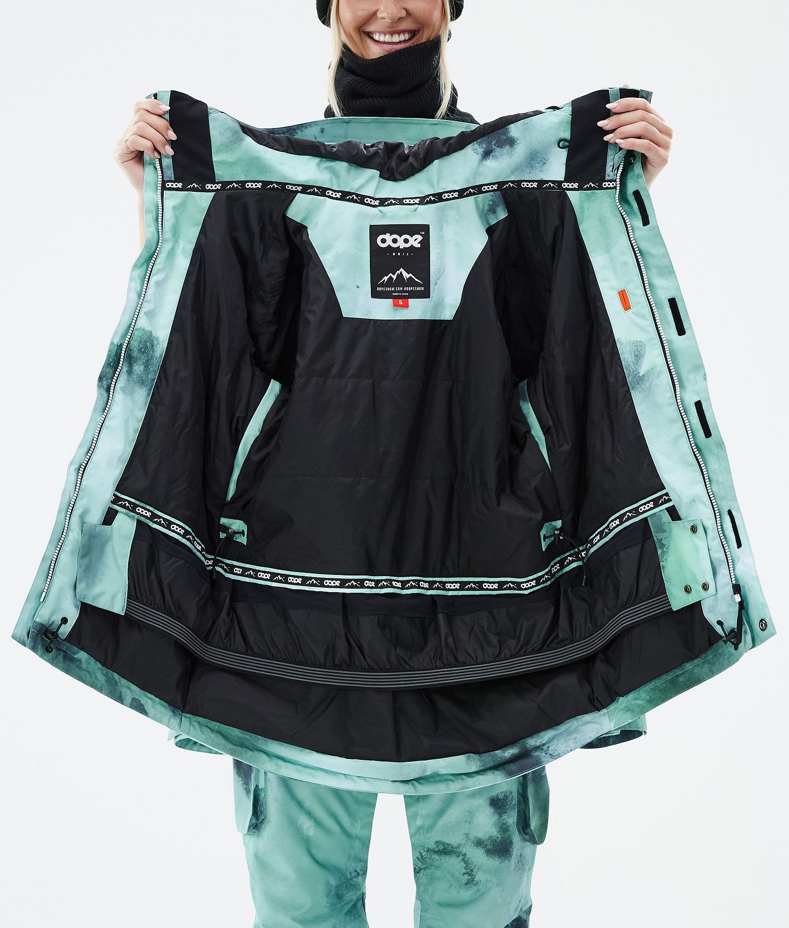 Dope Adept W Snowboardjakke Dame Liquid Green, Bilde 9 av 9