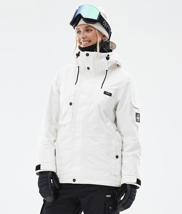 Dope Adept W Snowboardjakke Dame Old White Renewed, Bilde 1 av 9