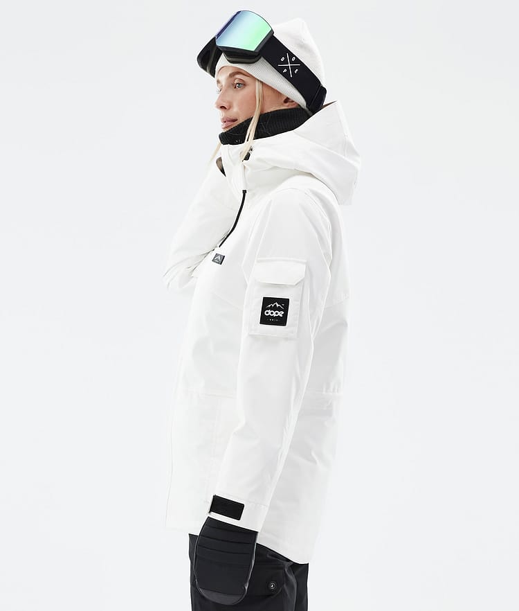 Dope Adept W Snowboardjakke Dame Old White Renewed, Bilde 5 av 9