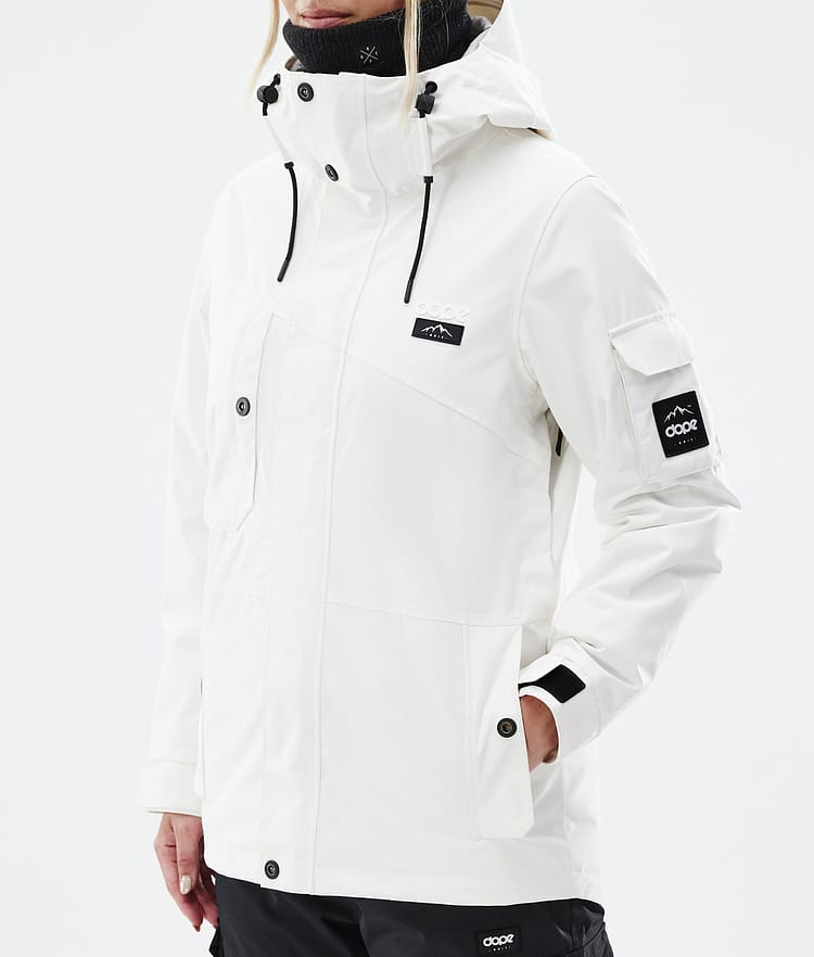 Dope Adept W Snowboardjakke Dame Old White Renewed, Bilde 7 av 9