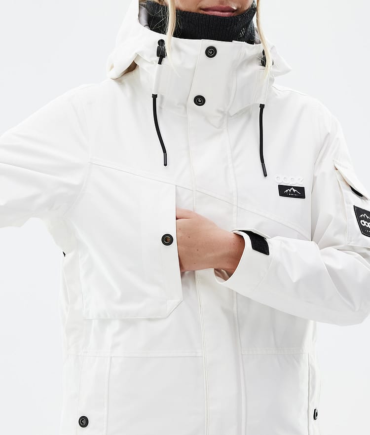 Dope Adept W Snowboardjakke Dame Old White Renewed, Bilde 8 av 9