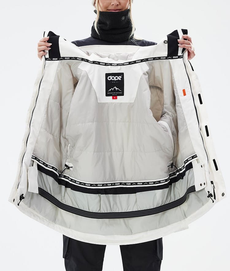 Dope Adept W Snowboardjakke Dame Old White Renewed, Bilde 9 av 9