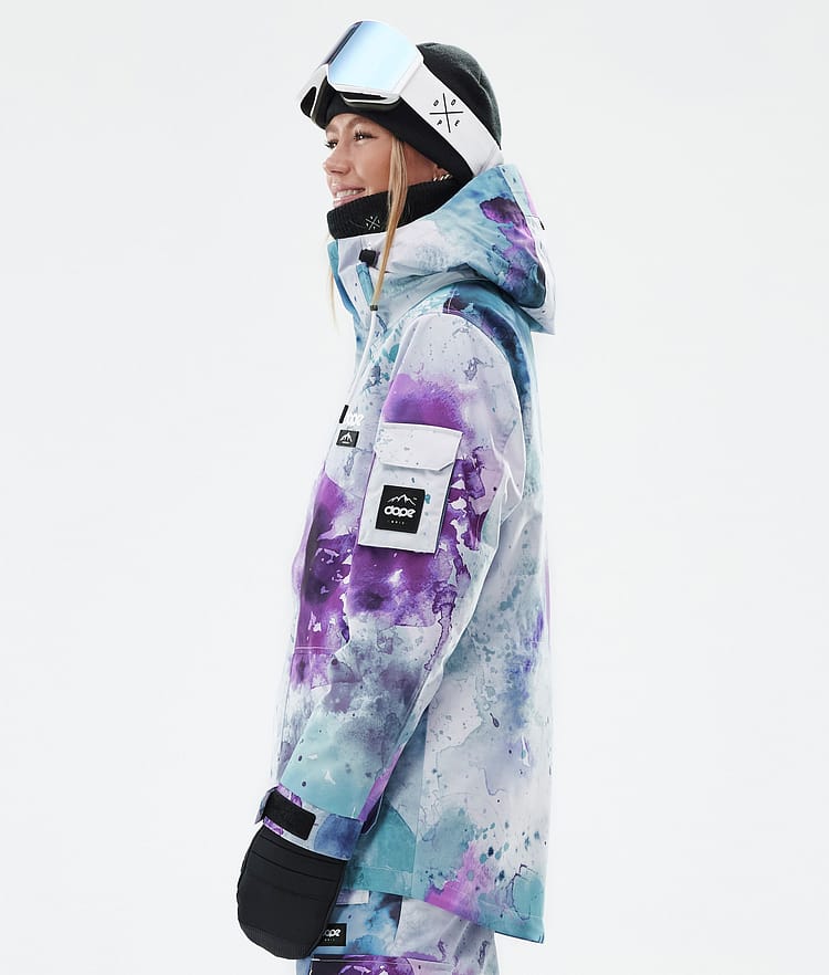 Dope Adept W Snowboardjakke Dame Spray Green Grape, Bilde 6 av 9