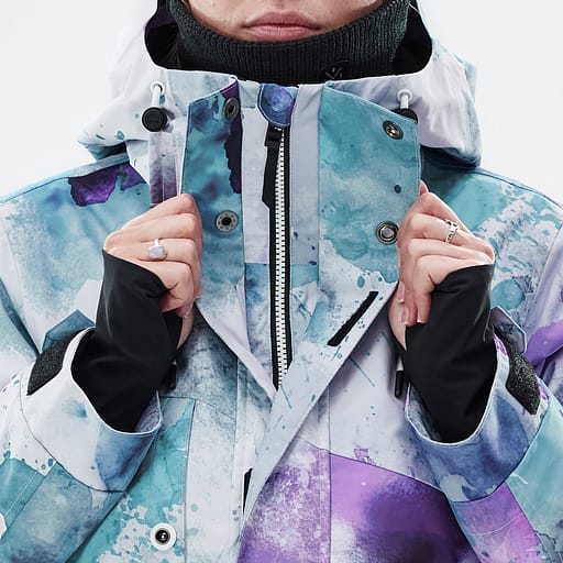 Glidelås foran med doble klaffer Hovedproduktdetaljbilde,