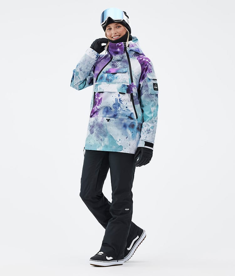 Dope Akin W Snowboardjakke Dame Spray Green Grape, Bilde 2 av 8