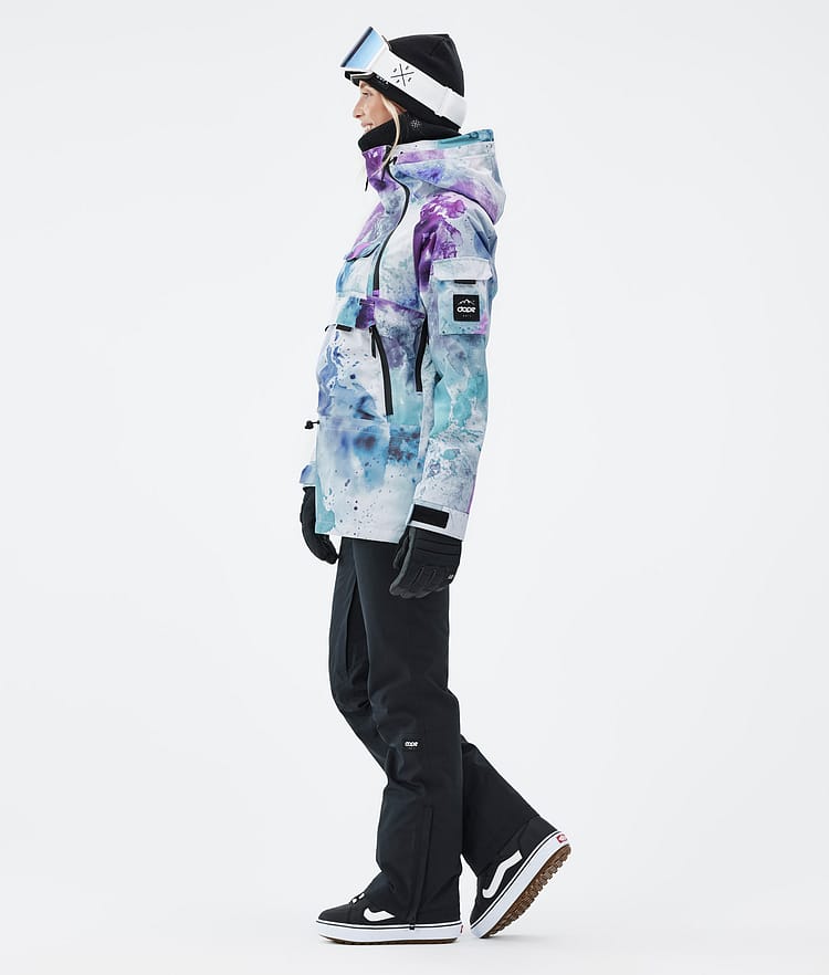 Dope Akin W Snowboardjakke Dame Spray Green Grape, Bilde 3 av 8