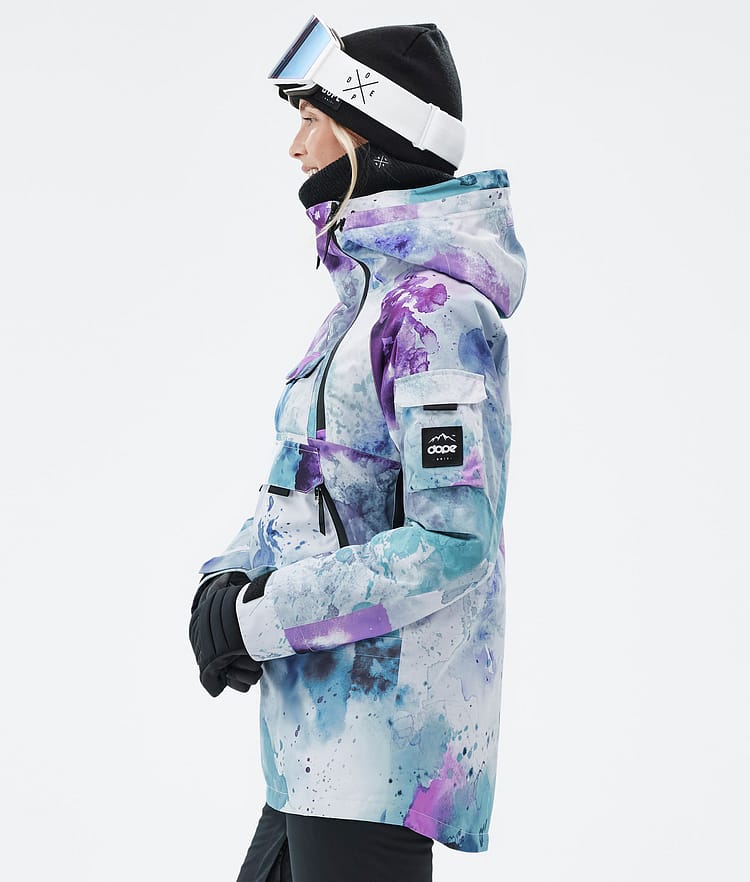 Dope Akin W Snowboardjakke Dame Spray Green Grape, Bilde 5 av 8