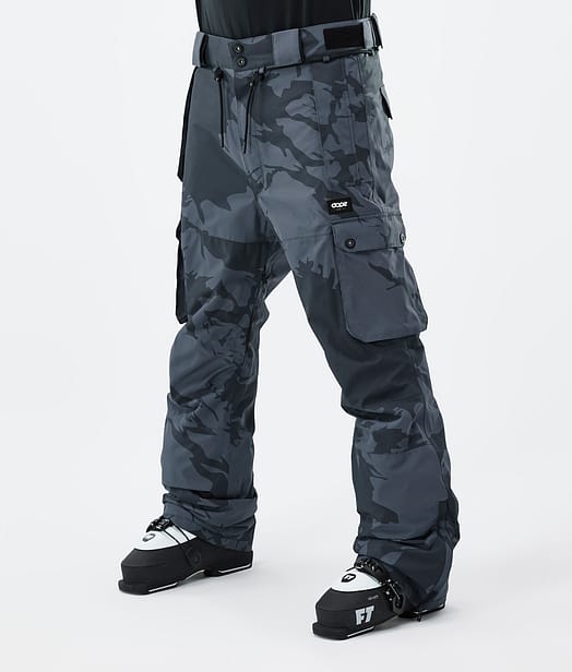 Dope Iconic Skibukse Herre Metal Blue Camo