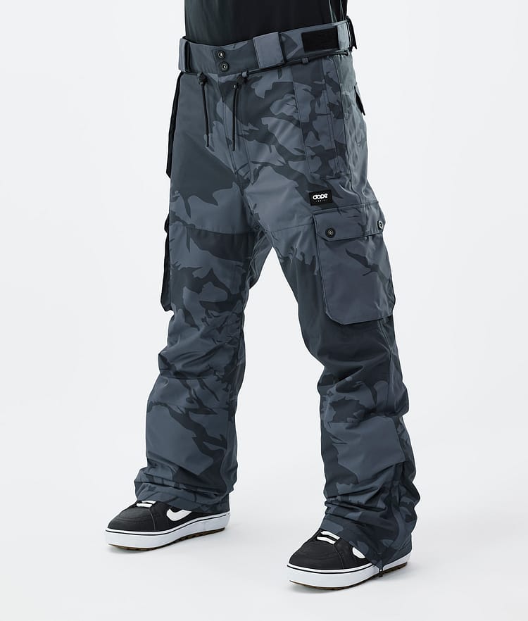 Dope Iconic Snowboardbukse Herre Metal Blue Camo