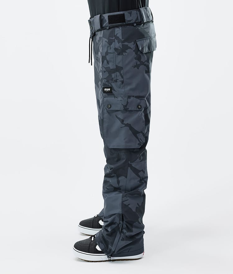 Dope Iconic Snowboardbukse Herre Metal Blue Camo