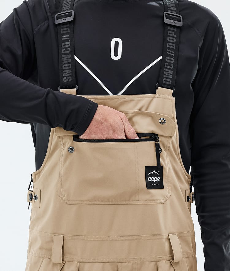 Dope Notorious B.I.B Snowboardbukse Herre Khaki, Image 6 of 7