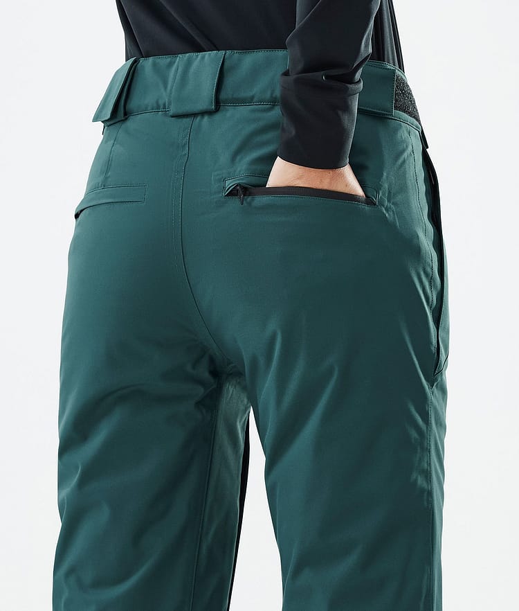 Dope Con W Snowboardbukse Dame Bottle Green, Image 6 of 6