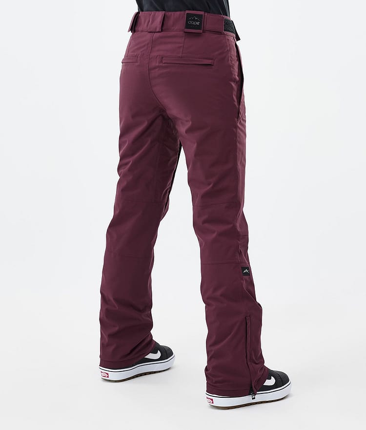Dope Con W Snowboardbukse Dame Burgundy, Image 4 of 6