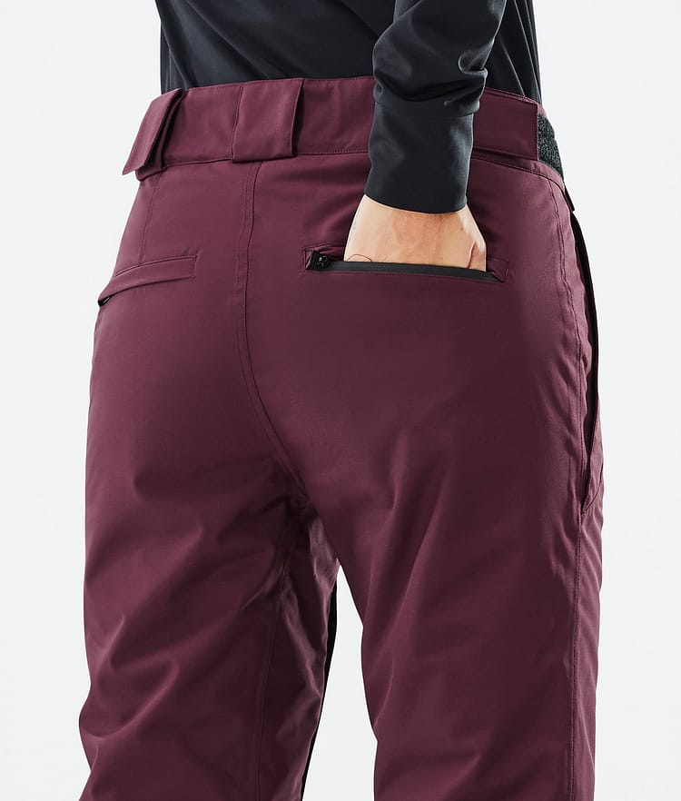 Dope Con W Snowboardbukse Dame Burgundy Renewed, Bilde 6 av 6