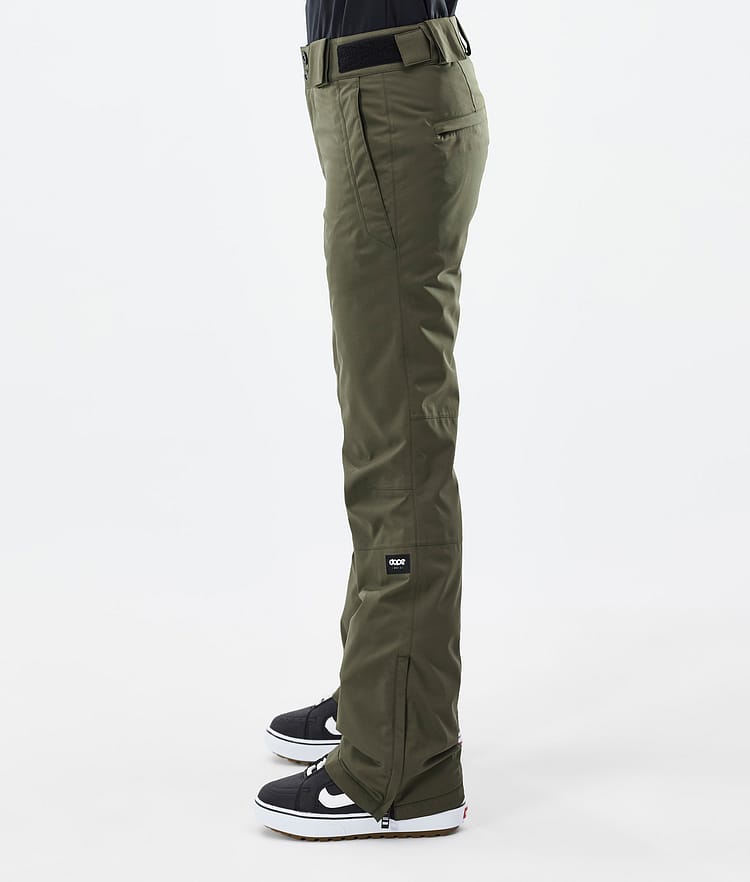 Dope Con W Snowboardbukse Dame Olive Green, Bilde 3 av 6