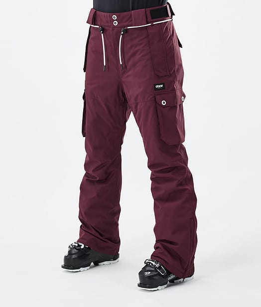 Dope Iconic W Skibukse Dame Burgundy