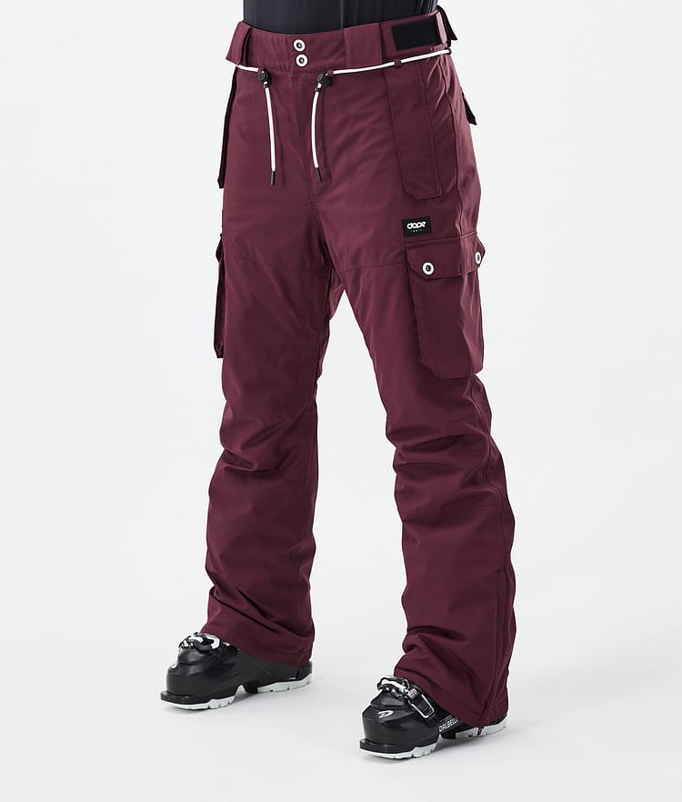 Dope Iconic W Skibukse Dame Burgundy, Bilde 1 av 7