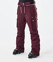 Dope Iconic W Skibukse Dame Burgundy