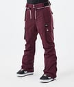 Dope Iconic W Snowboardbukse Dame Burgundy