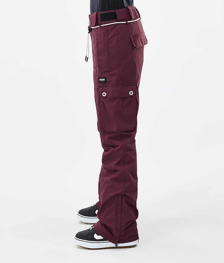 Dope Iconic W Snowboardbukse Dame Burgundy