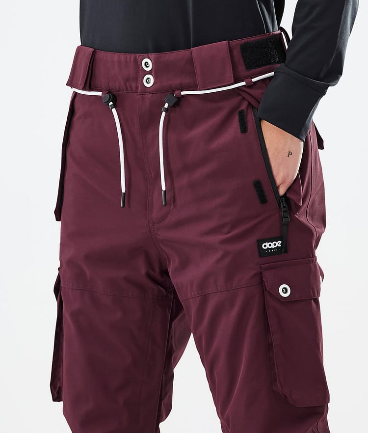 Dope Iconic W Skibukse Dame Burgundy, Bilde 5 av 7