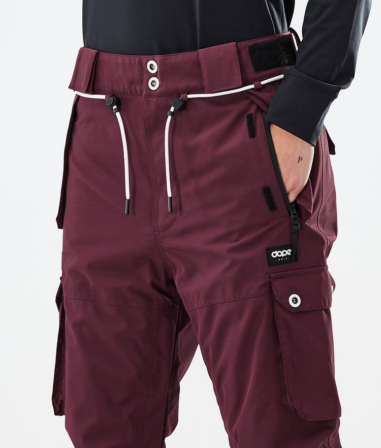 Dope Iconic W Skibukse Dame Burgundy