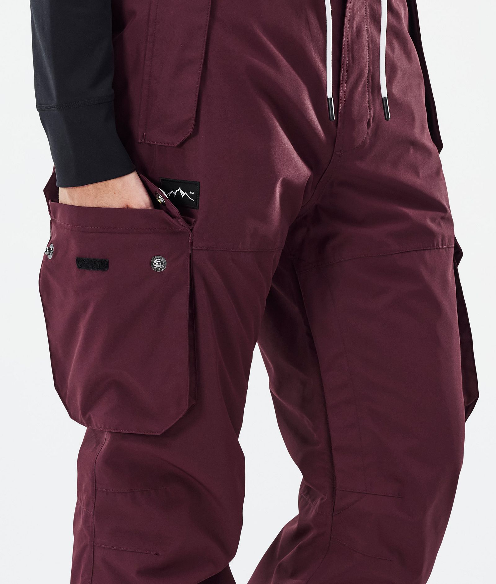 Dope Iconic W Skibukse Dame Burgundy, Bilde 6 av 7