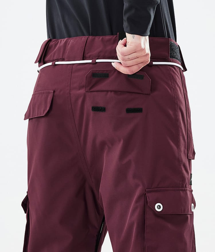 Dope Iconic W Snowboardbukse Dame Burgundy