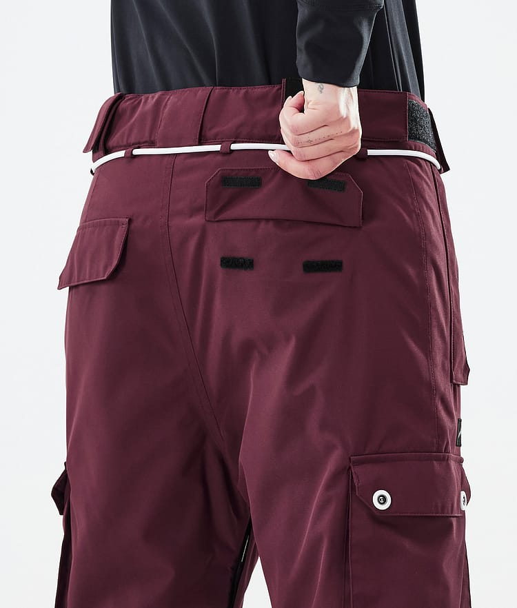 Dope Iconic W Skibukse Dame Burgundy, Bilde 7 av 7
