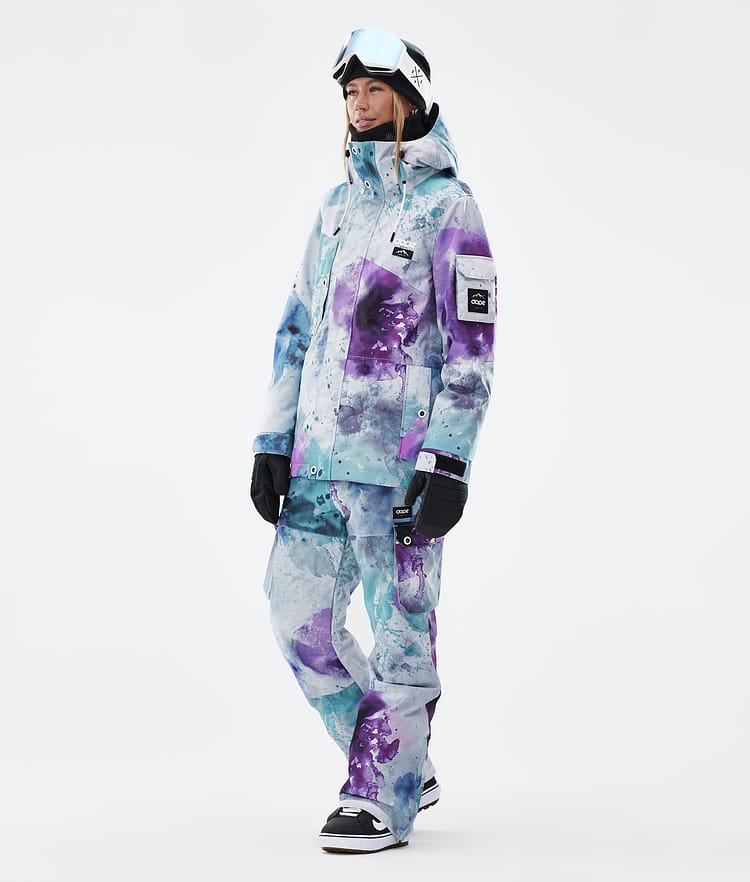 Dope Iconic W Snowboardbukse Dame Spray Green Grape