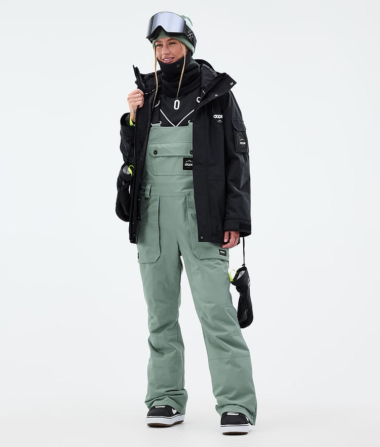 Dope Notorious B.I.B W Snowboardbukse Dame Faded Green, Bilde 2 av 7
