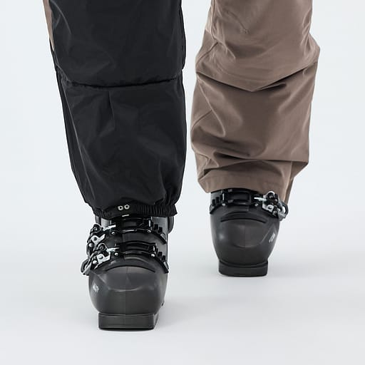 Elastiske snøgamasjer.