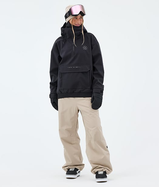 Dope Cyclone W Snowboardoutfit Black/Sand