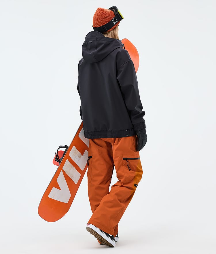 Dope Cyclone W Snowboardoutfit Dame Black/Burned Orange, Image 2 of 2