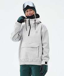 Dope Cyclone W Snowboardjakke Dame Light Grey