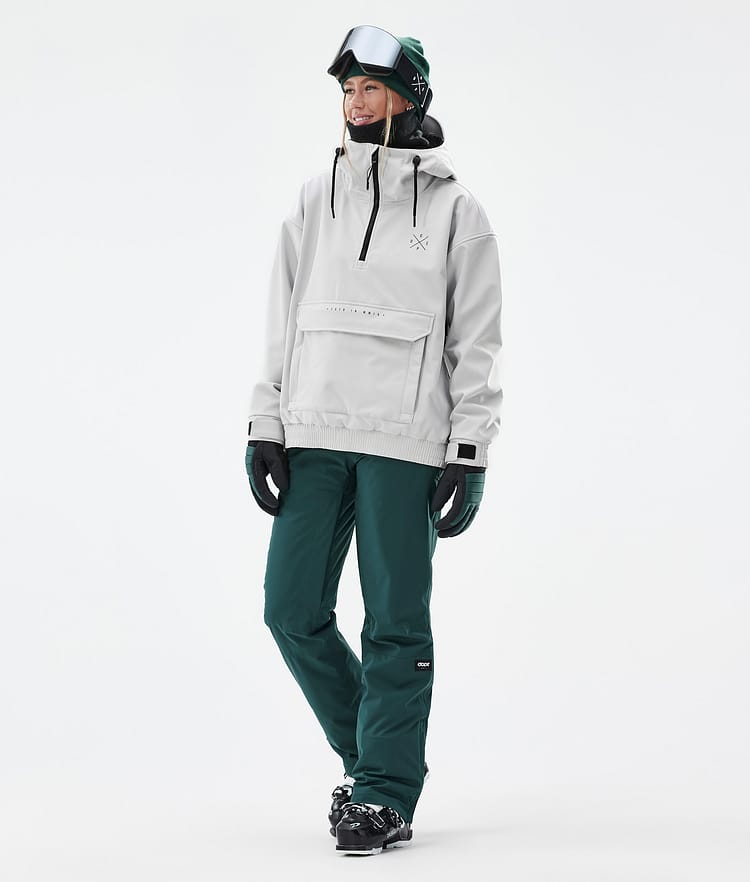 Dope Cyclone W Skijakke Dame Light Grey, Bilde 2 av 8