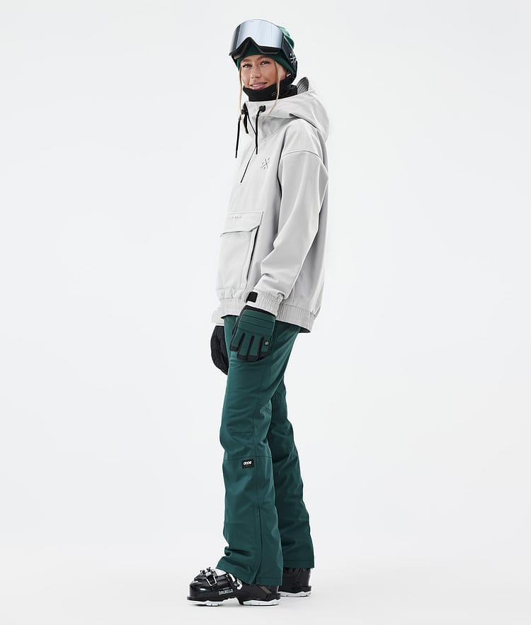 Dope Cyclone W Skijakke Dame Light Grey, Bilde 3 av 8