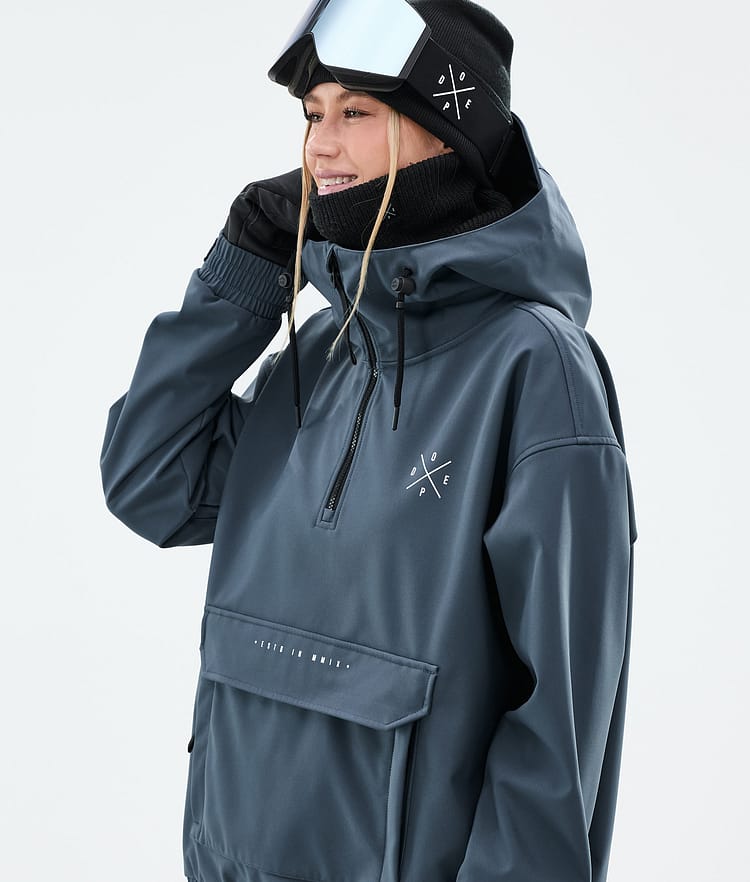 Dope Cyclone W Skijakke Dame Metal Blue, Bilde 6 av 8