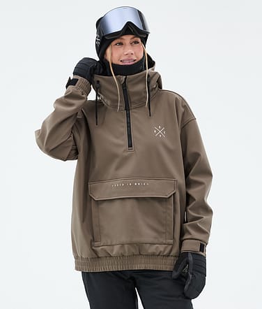 Dope Cyclone W Snowboardjakke Dame Walnut
