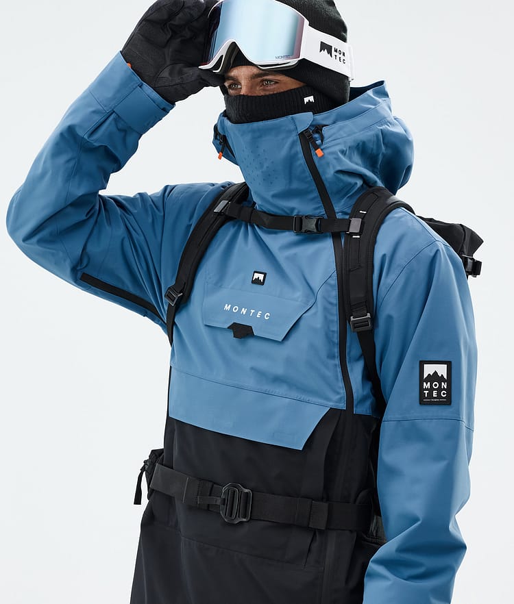 Montec Doom Snowboardjakke Herre Blue Steel/Black Renewed, Bilde 2 av 11