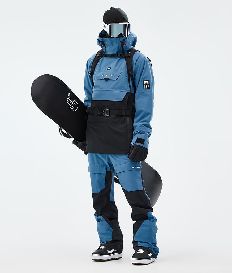 Montec Doom Snowboardjakke Herre Blue Steel/Black Renewed, Bilde 3 av 11