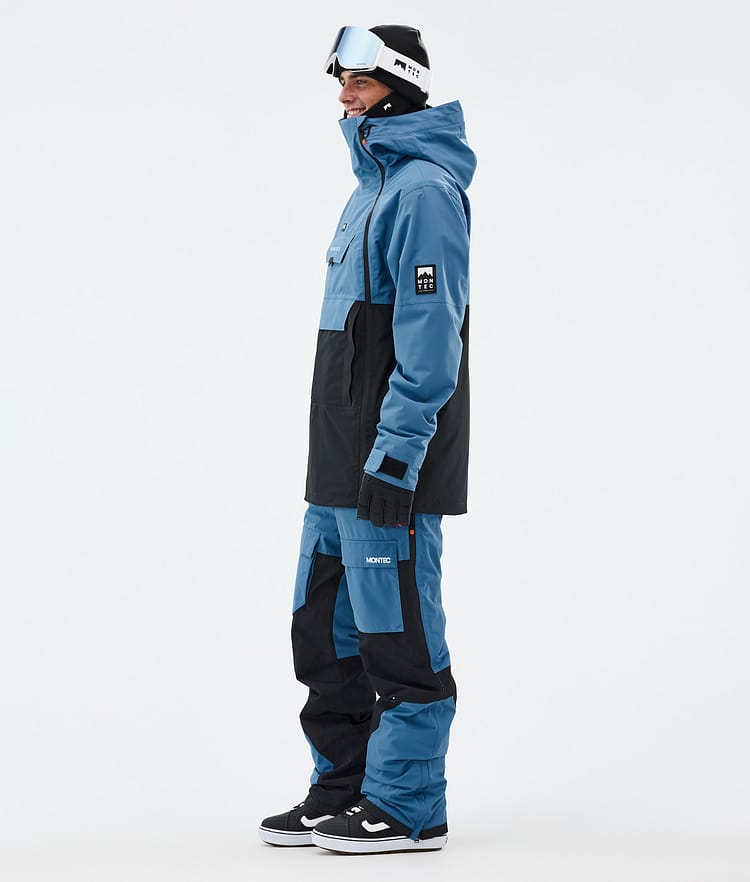 Montec Doom Snowboardjakke Herre Blue Steel/Black Renewed, Bilde 4 av 11